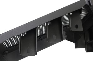 Ram 1500 Bumper - Front - Go Rhino - Element with Fixed Light Bar Mount - Textured Black - `19-`24